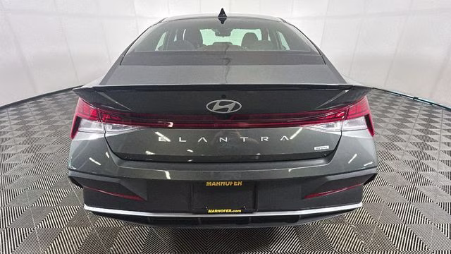 2025 Amazon Gray Hyundai Elantra Hybrid SEL Sport FWD Sedan