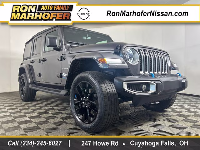 2023 Granite Crystal Metallic Clearcoat Jeep Wrangler Sahara 4xe 4X4 SUV