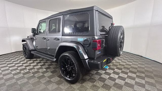2023 Granite Crystal Metallic Clearcoat Jeep Wrangler Sahara 4xe 4X4 SUV
