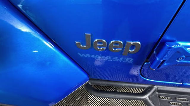 2022 Hydro Blue Pearl Coat Jeep Wrangler Unlimited Rubicon 4xe 4X4 SUV
