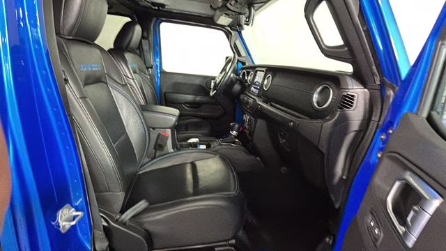 2022 Hydro Blue Pearl Coat Jeep Wrangler Unlimited Rubicon 4xe 4X4 SUV