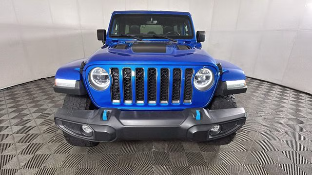 2022 Hydro Blue Pearl Coat Jeep Wrangler Unlimited Rubicon 4xe 4X4 SUV