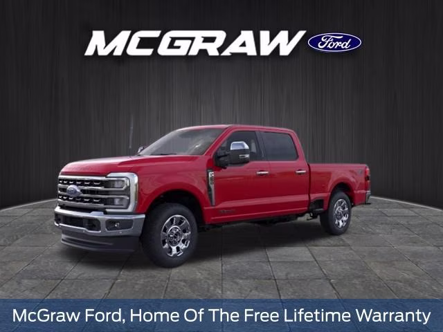 2026 Race Red Ford Super Duty F-250 SRW Lariat 4X4 Truck