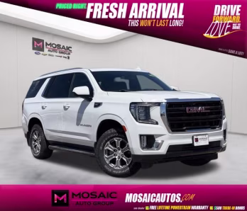 2022 Summit White GMC Yukon SLE 4X4 SUV