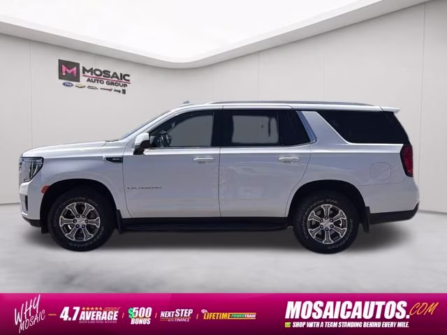 2022 Summit White GMC Yukon SLE 4X4 SUV
