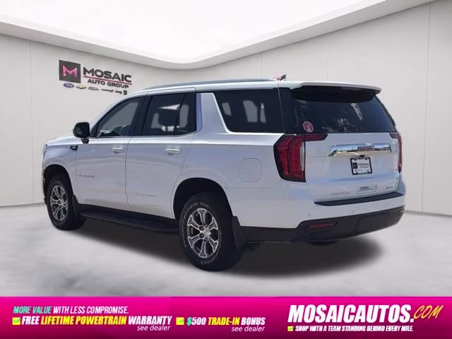 2022 Summit White GMC Yukon SLE 4X4 SUV