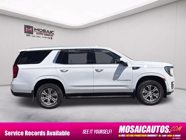 2022 Summit White GMC Yukon SLE 4X4 SUV