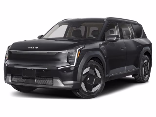 2024 Aurora Black Pearl Kia EV9 Wind AWD SUV