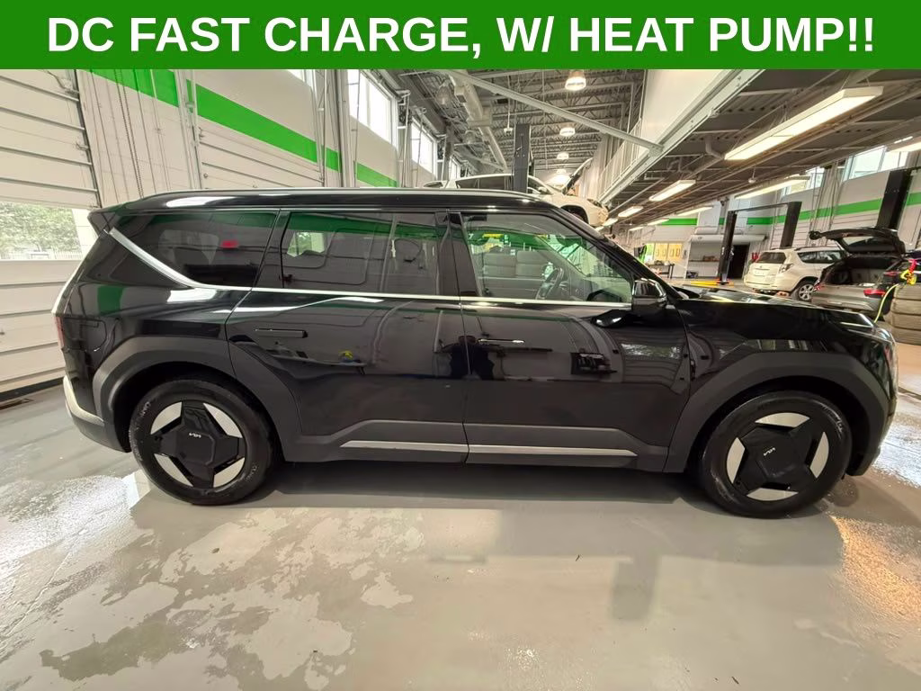 2024 Aurora Black Pearl Kia EV9 Wind AWD SUV
