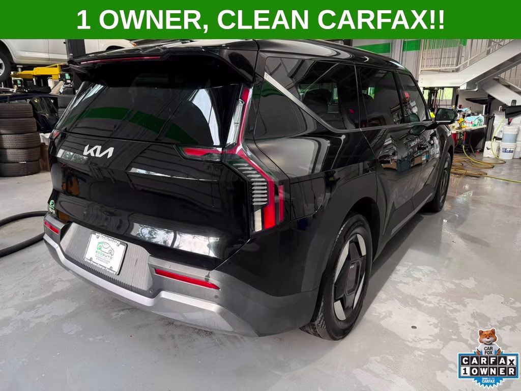 2024 Aurora Black Pearl Kia EV9 Wind AWD SUV