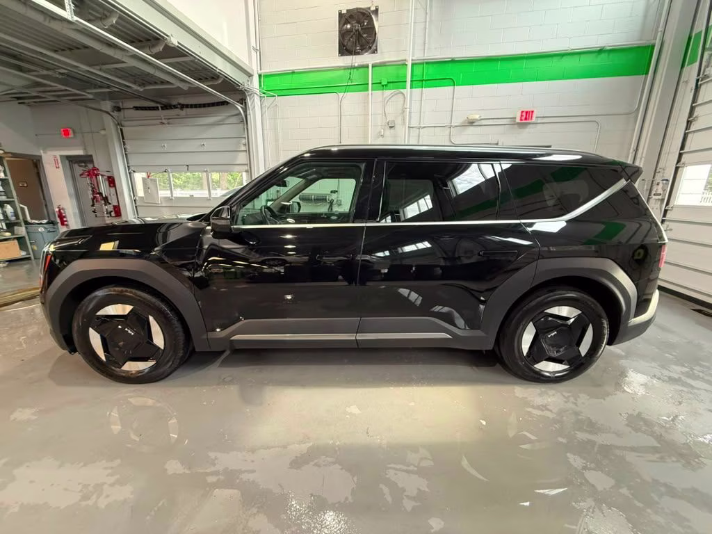 2024 Aurora Black Pearl Kia EV9 Wind AWD SUV