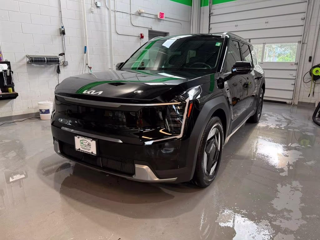 2024 Aurora Black Pearl Kia EV9 Wind AWD SUV
