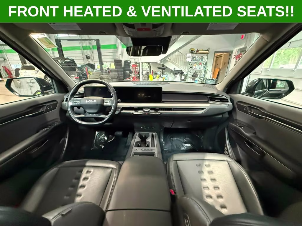 2024 Aurora Black Pearl Kia EV9 Wind AWD SUV