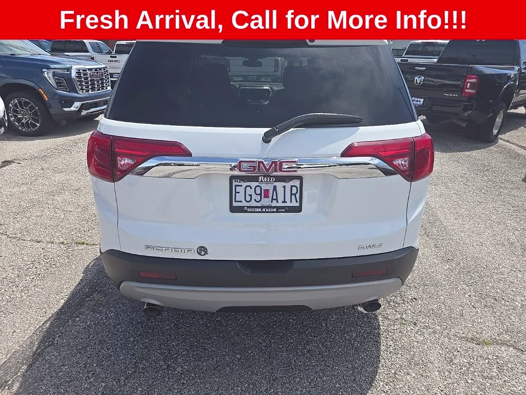 2019 Summit White GMC Acadia SLT-1 AWD SUV