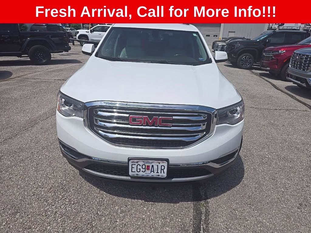 2019 Summit White GMC Acadia SLT-1 AWD SUV