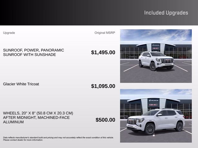 2026 Glacier White Tricoat GMC Terrain Denali AWD SUV