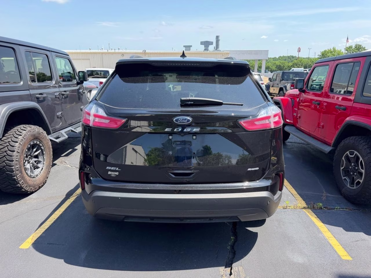 2022 Agate Black Metallic Ford Edge AWD AWD SUV