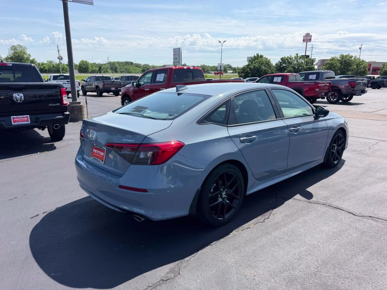2024 Sonic Gray Pearl Honda Civic Sedan Sport FWD Sedan