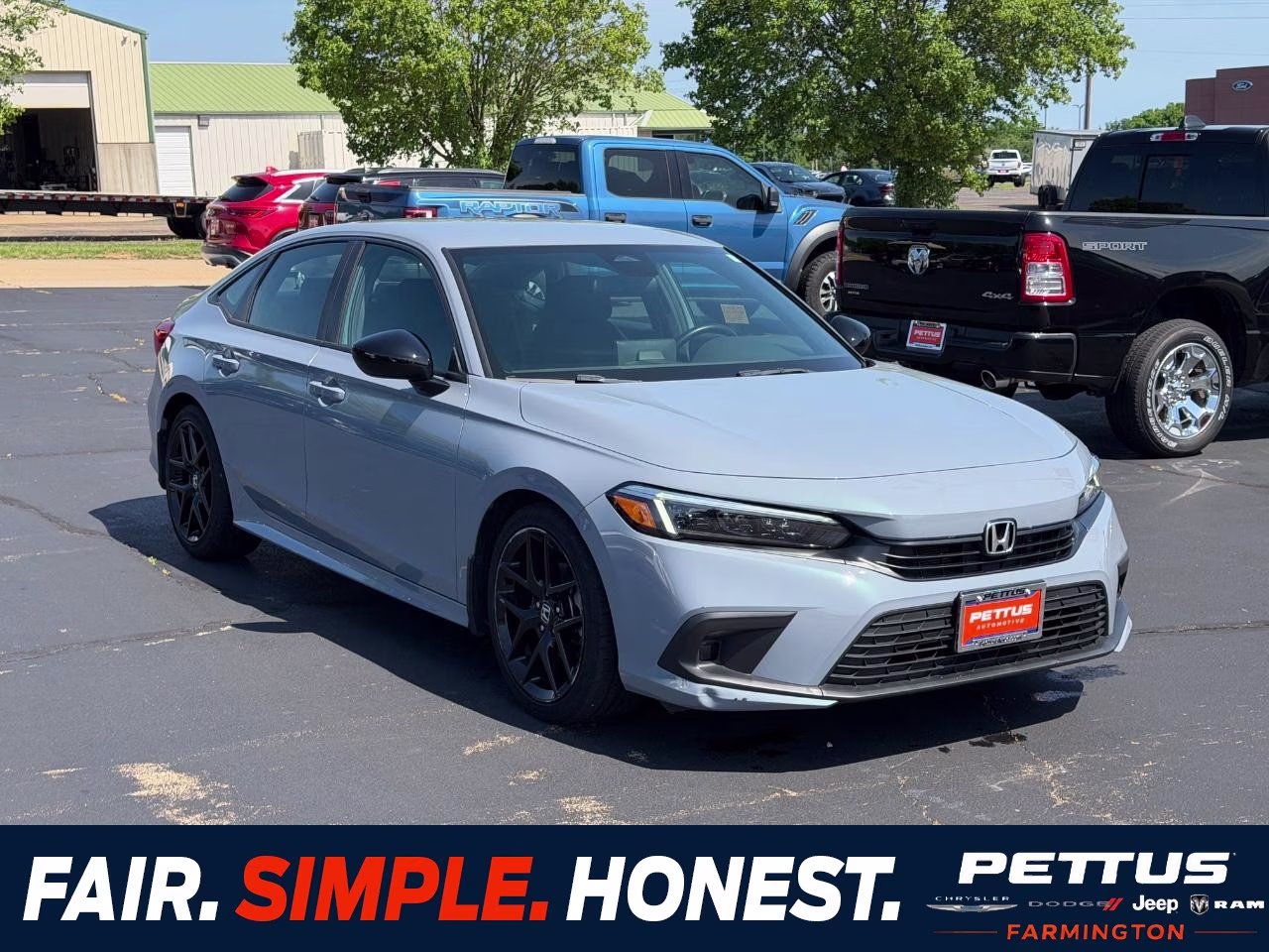 2024 Sonic Gray Pearl Honda Civic Sport FWD Sedan