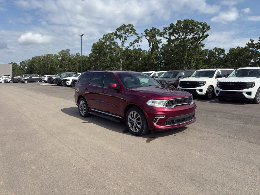 2021 Octane Red Pearlcoat Dodge Durango SXT Plus RWD SUV