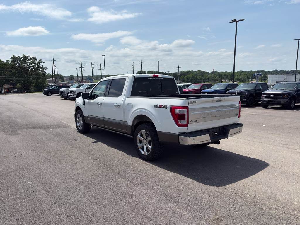 2022 Star White Metallic Tri-Coat Ford F-150 King Ranch 4X4 Truck