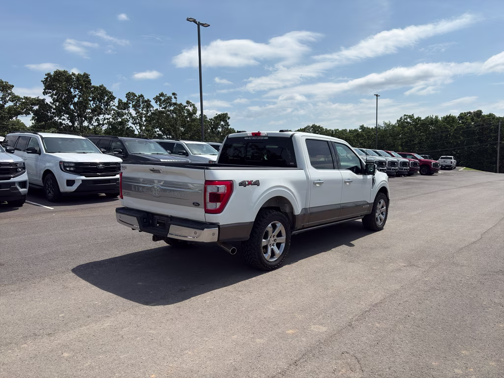 2022 Star White Metallic Tri-Coat Ford F-150 King Ranch 4X4 Truck