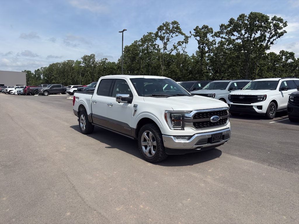 2022 Star White Metallic Tri-Coat Ford F-150 King Ranch 4X4 Truck