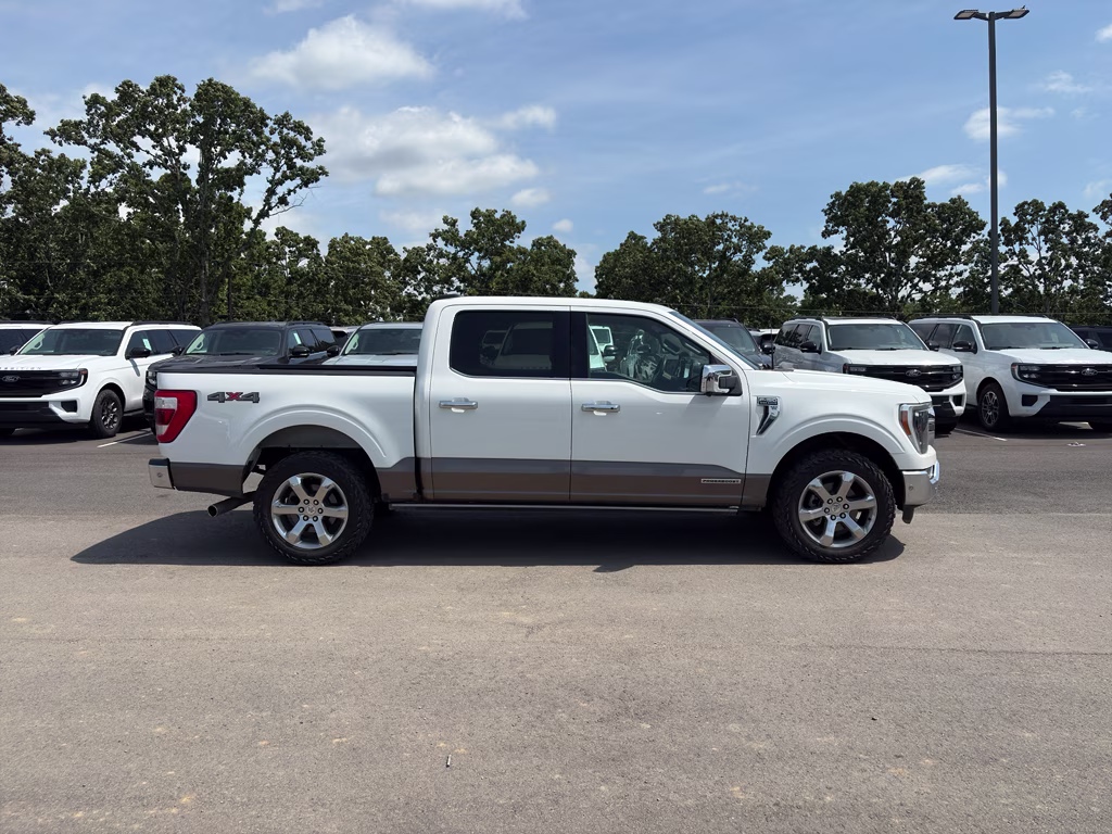 2022 Star White Metallic Tri-Coat Ford F-150 King Ranch 4X4 Truck