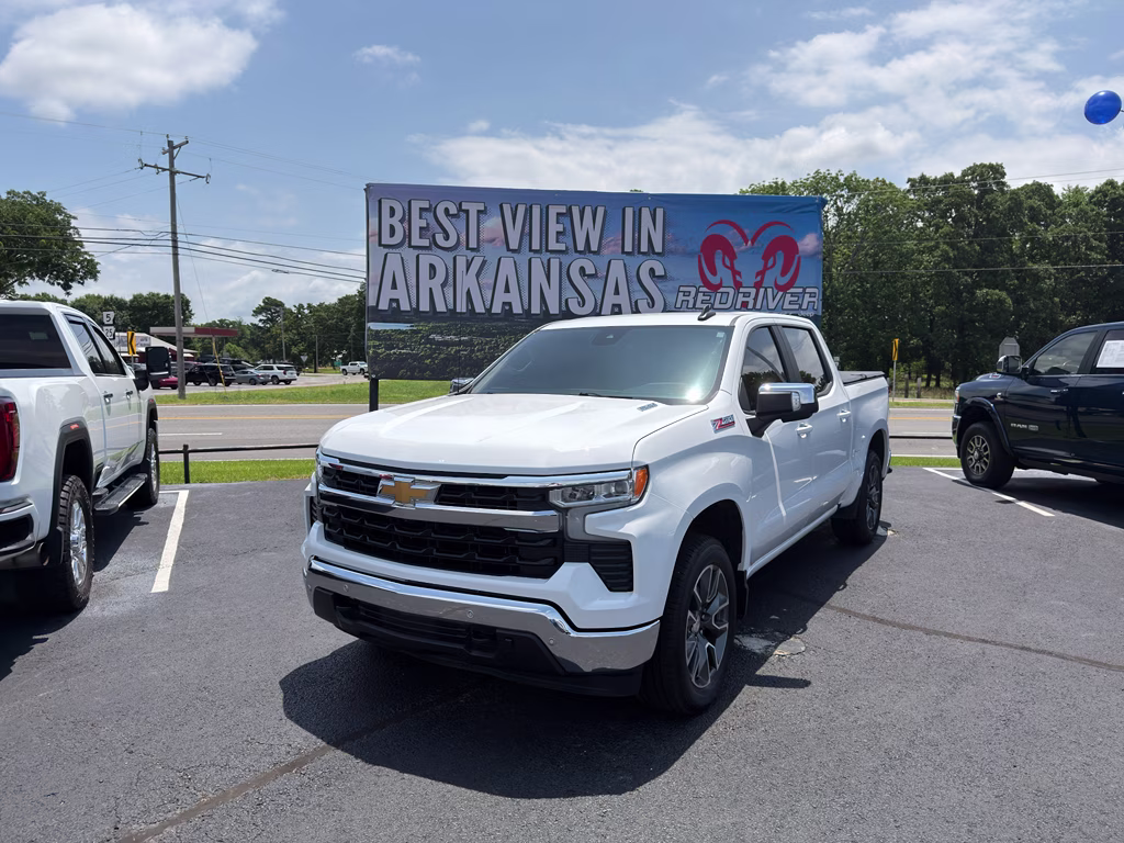 2025 Summit White Chevrolet Silverado LT 4X4 Truck