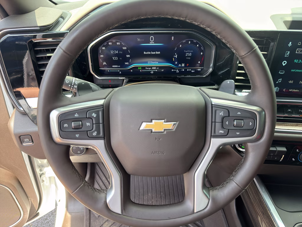 2025 Summit White Chevrolet Silverado LT 4X4 Truck