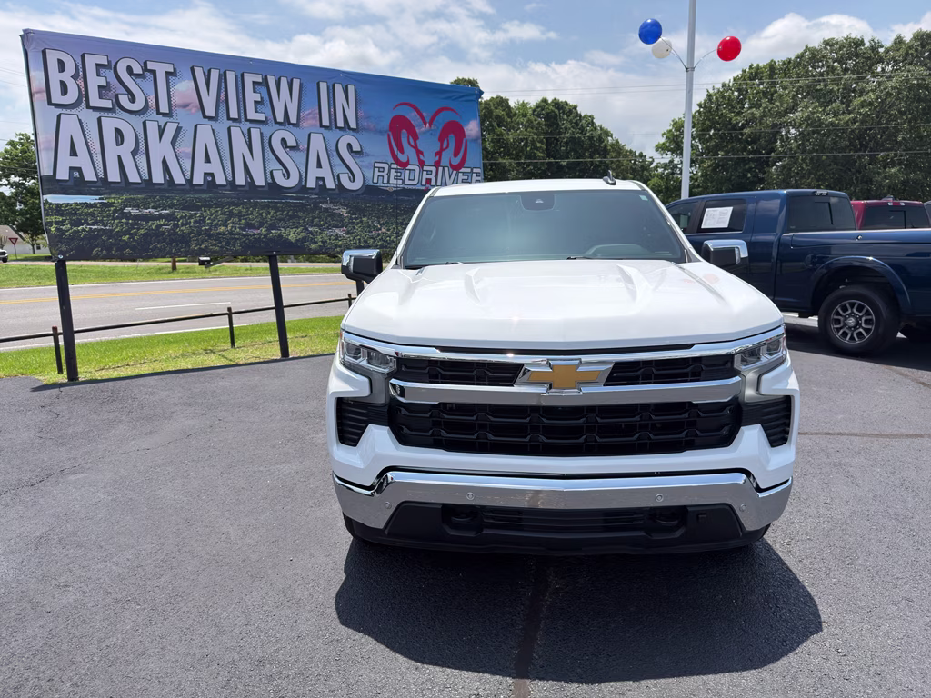 2025 Summit White Chevrolet Silverado LT 4X4 Truck