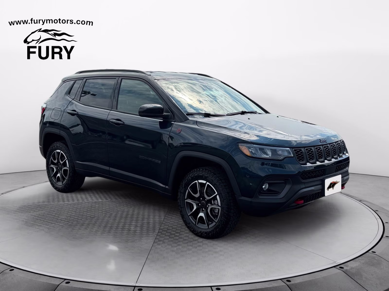 2026 Fathom Blue Pearl Coat Jeep Compass Trailhawk 4X4 SUV