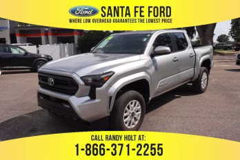 2024 Silver Toyota Tacoma 2WD Base RWD Truck