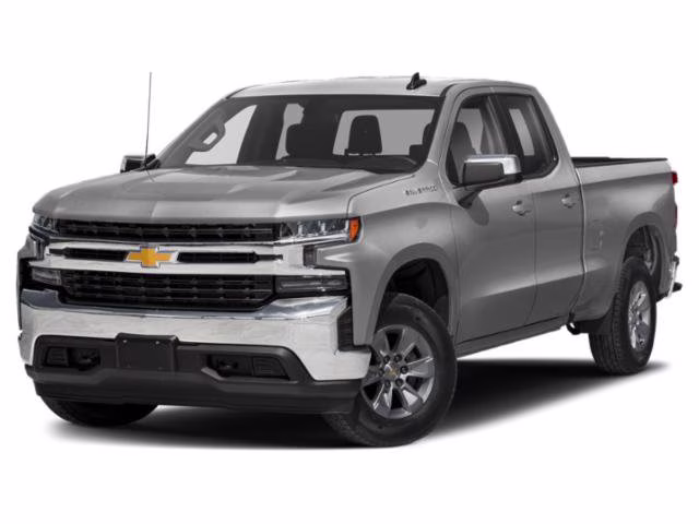 2020 Silver Ice Metallic Chevrolet Silverado 1500 LT 4X4 Truck