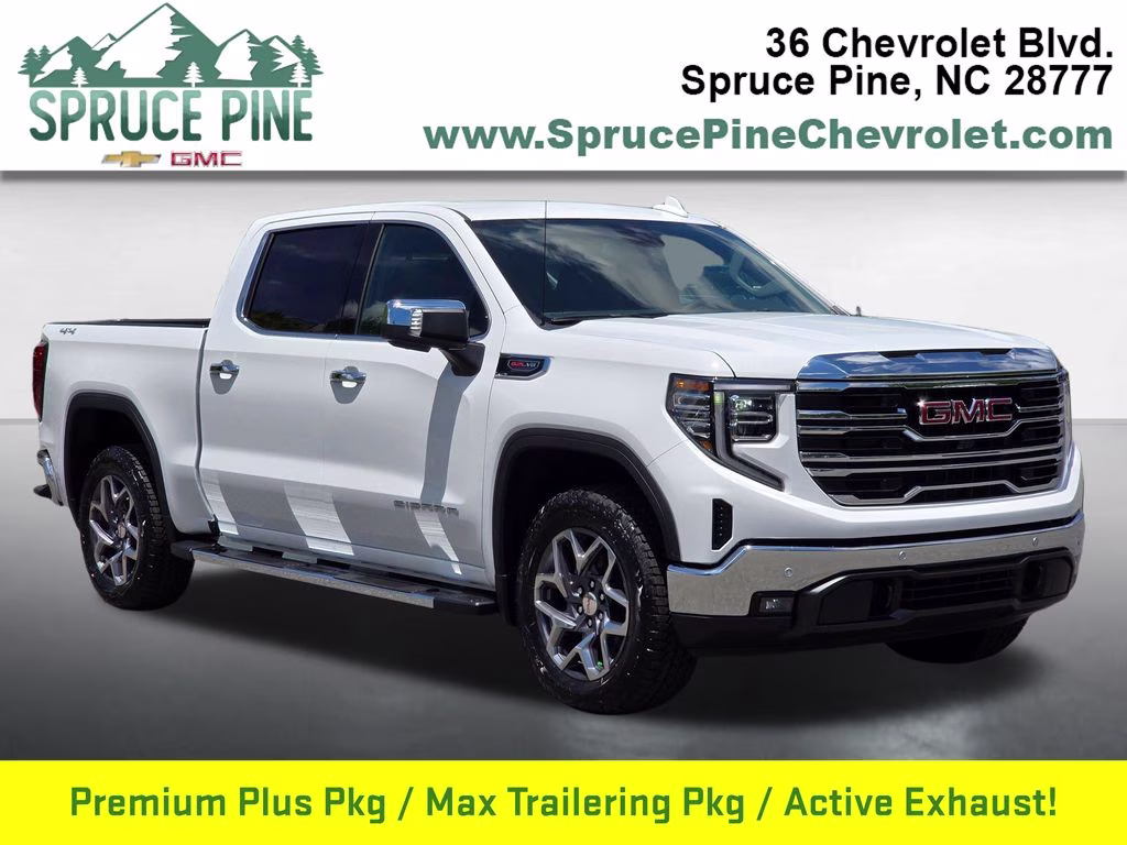 2026 Summit White GMC Sierra 1500 SLT 4X4 Truck
