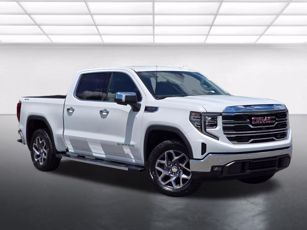 2026 Summit White GMC Sierra 1500 SLT 4X4 Truck