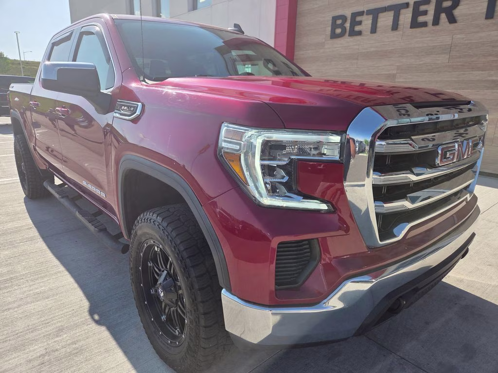 2021 Cayenne Red Tintcoat GMC Sierra 1500 SLE 4X4 Truck