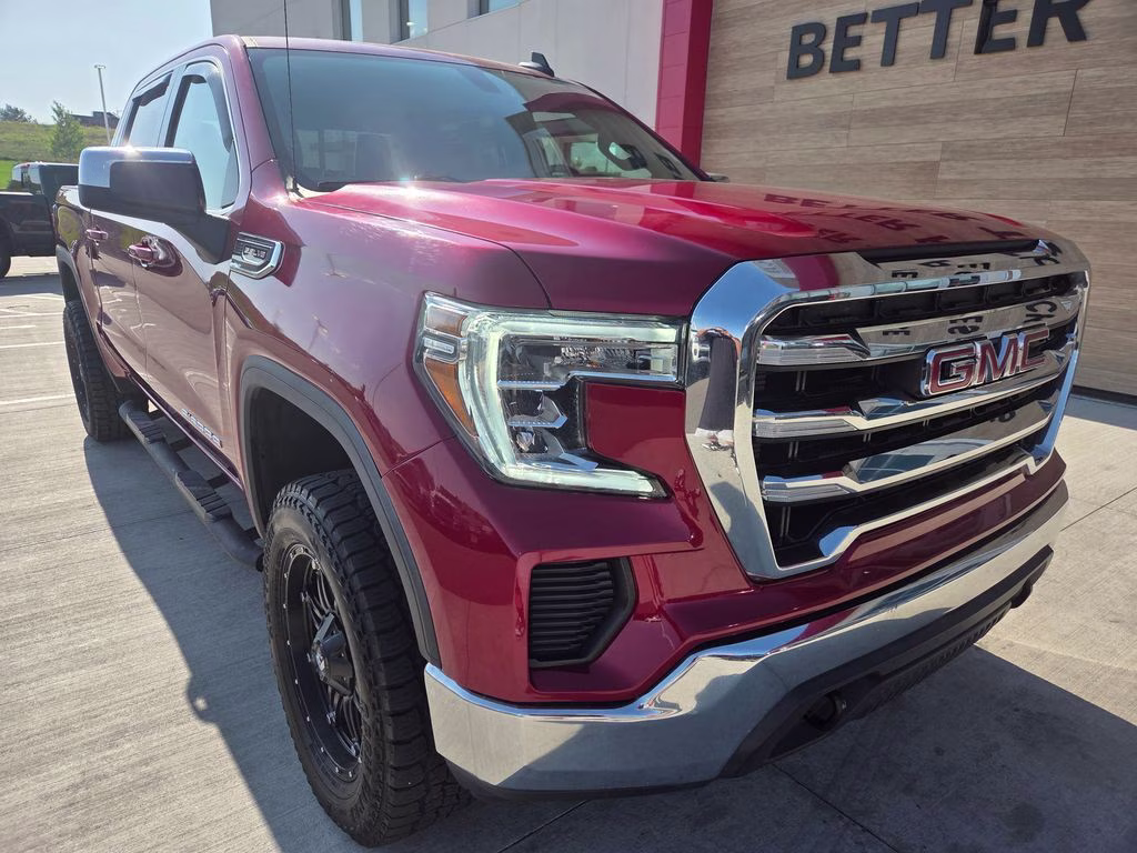 2021 Cayenne Red Tintcoat GMC Sierra 1500 SLE 4X4 Truck