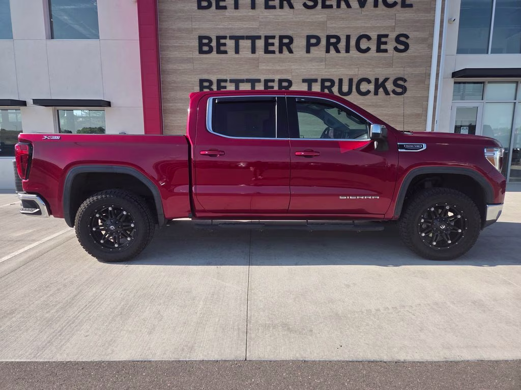 2021 Cayenne Red Tintcoat GMC Sierra 1500 SLE 4X4 Truck