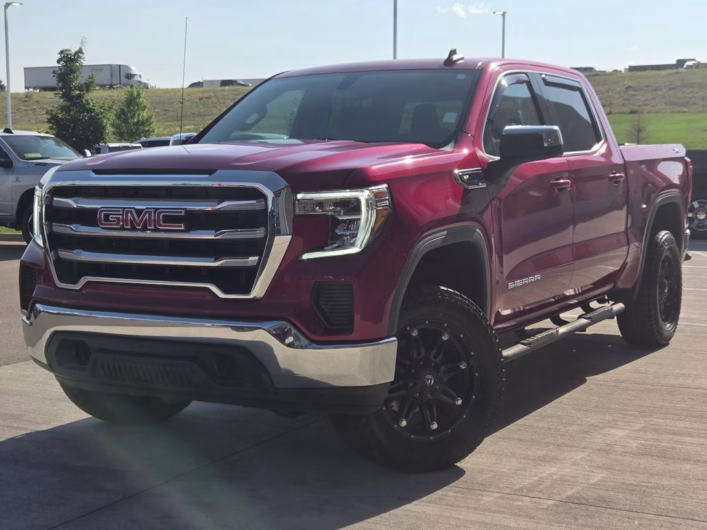 2021 Cayenne Red Tintcoat GMC Sierra 1500 SLE 4X4 Truck