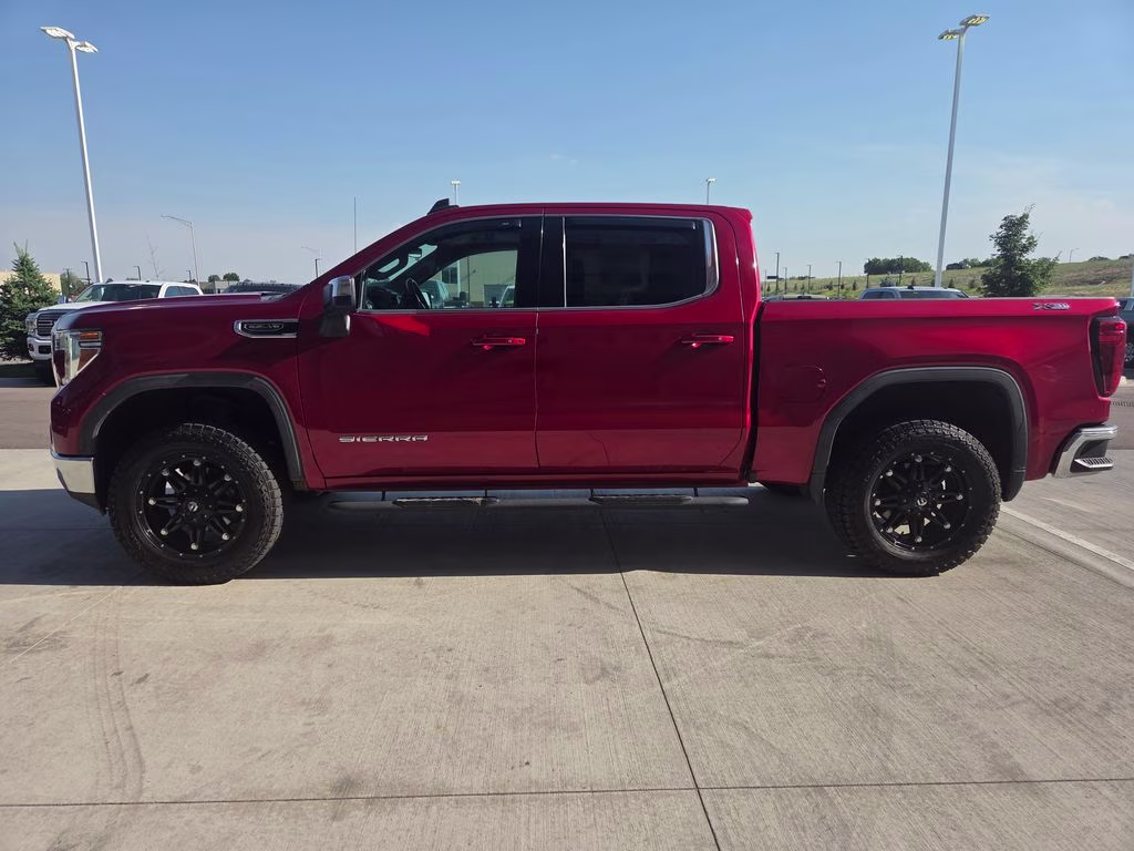 2021 Cayenne Red Tintcoat GMC Sierra 1500 SLE 4X4 Truck