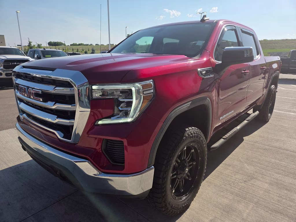 2021 Cayenne Red Tintcoat GMC Sierra 1500 SLE 4X4 Truck