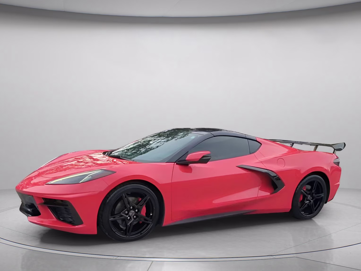 2021 Torch Red Chevrolet Corvette 1LT RWD Coupe