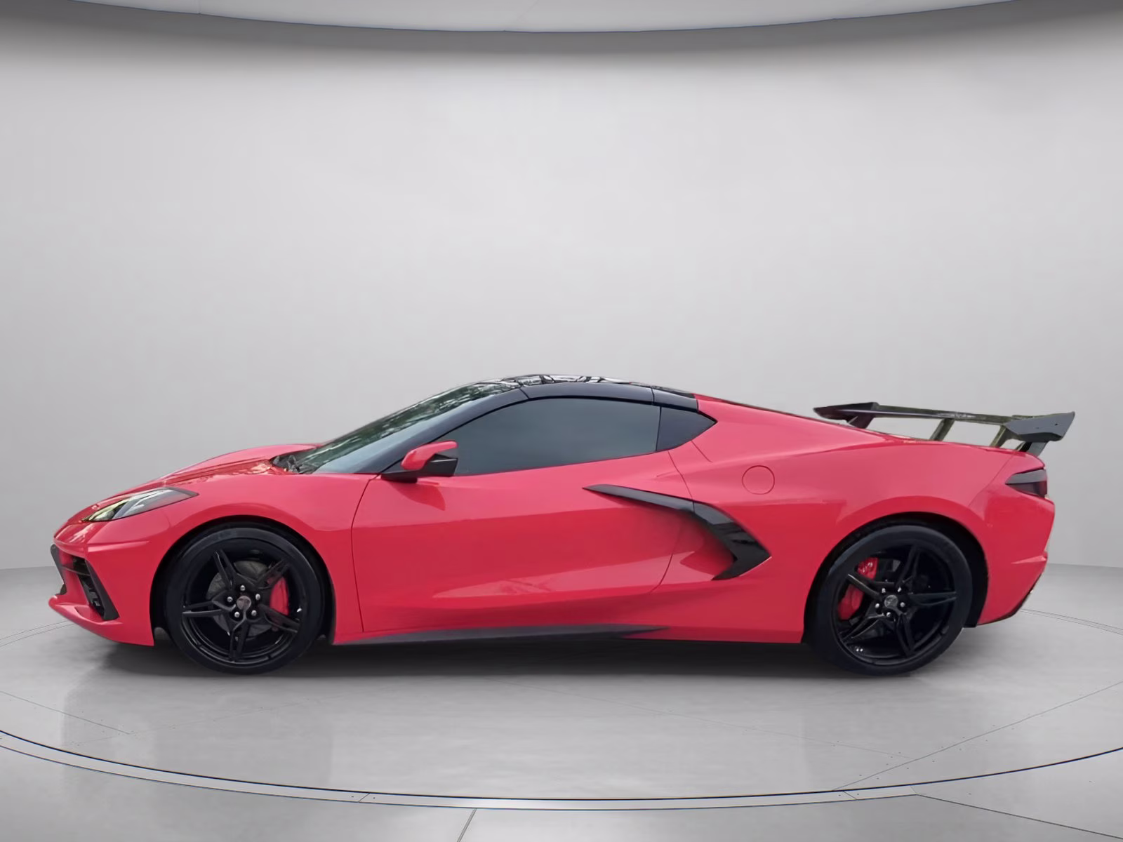 2021 Torch Red Chevrolet Corvette 1LT RWD Coupe