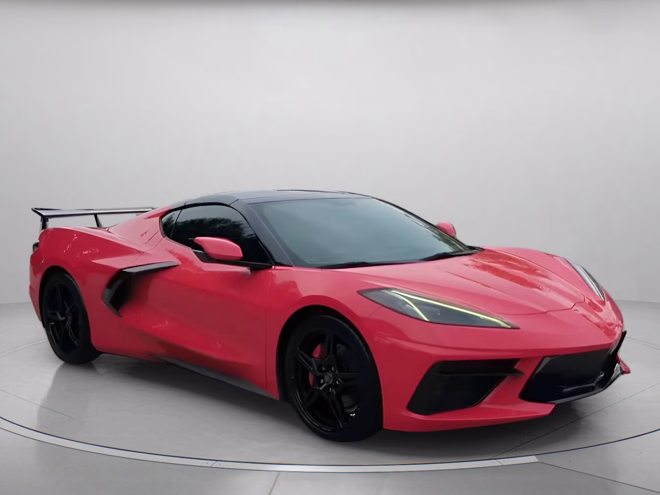 2021 Torch Red Chevrolet Corvette 1LT RWD Coupe