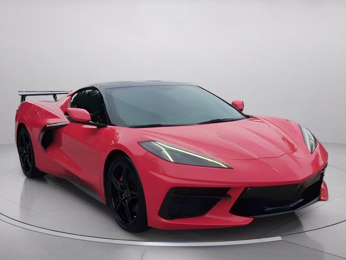 2021 Torch Red Chevrolet Corvette 1LT RWD Coupe