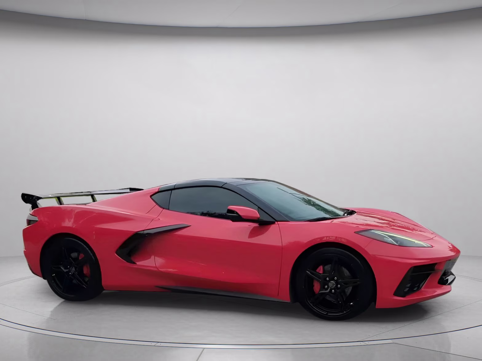 2021 Torch Red Chevrolet Corvette 1LT RWD Coupe