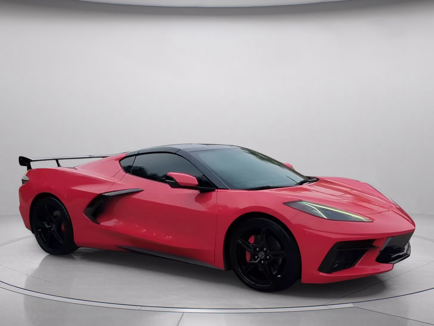 2021 Torch Red Chevrolet Corvette 1LT RWD Coupe