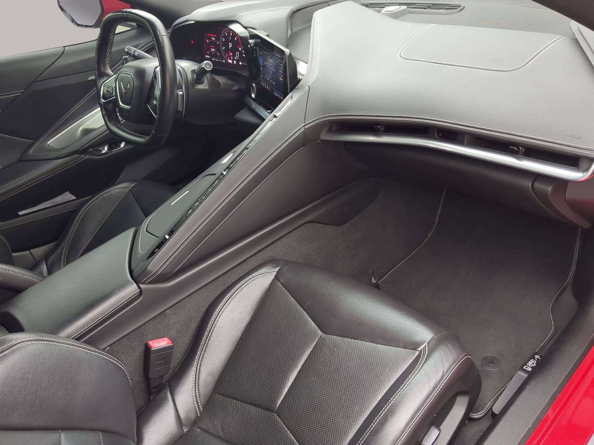 2021 Torch Red Chevrolet Corvette 1LT RWD Coupe