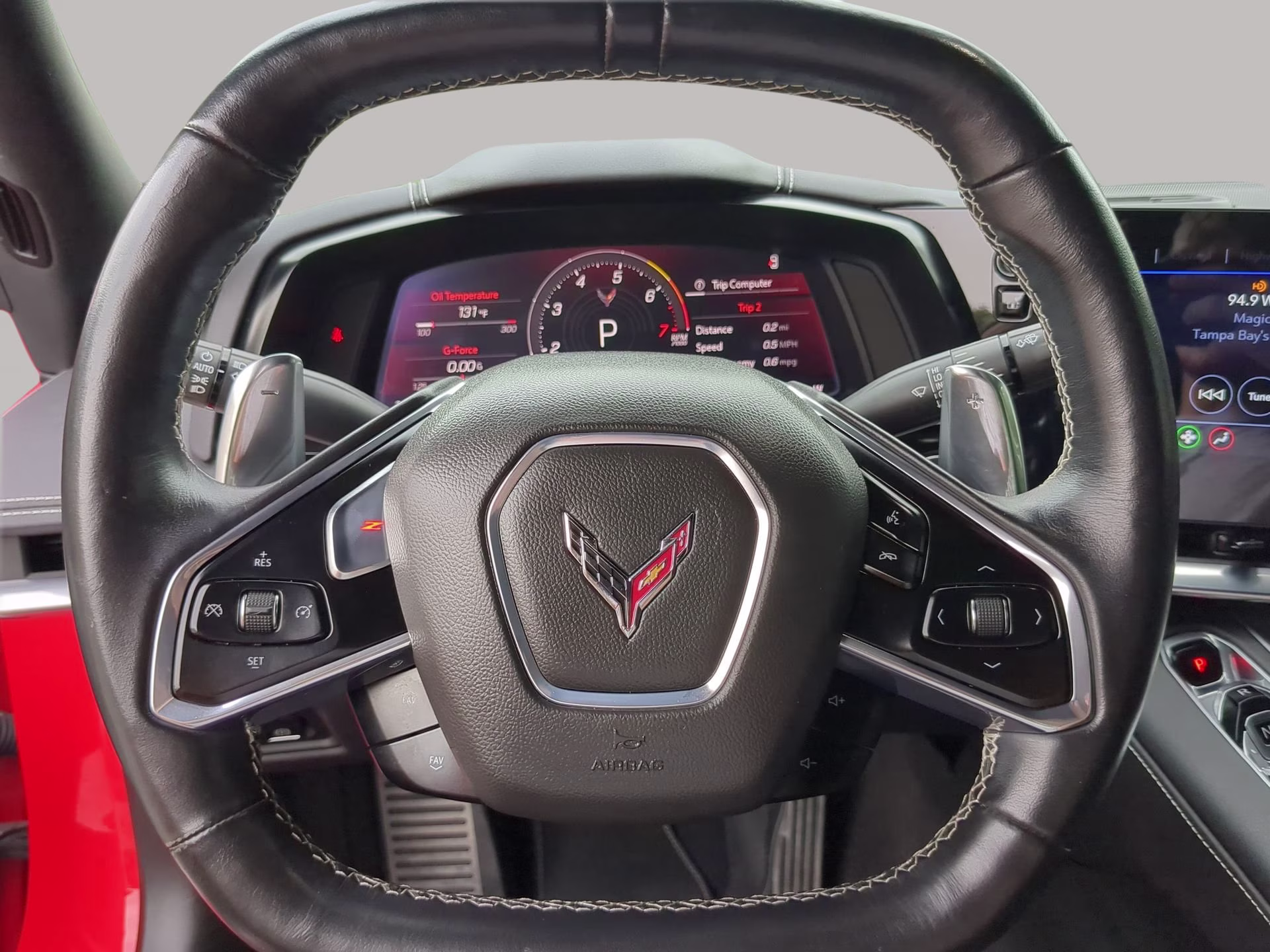2021 Torch Red Chevrolet Corvette 1LT RWD Coupe